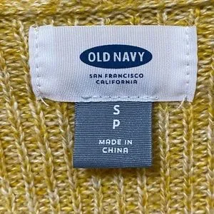 Old Navy Sweaters Old Navy Yellow Cardigan Size S Poshmark